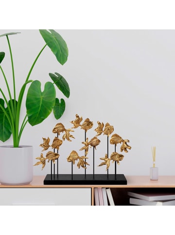 ABERTO DESIGN Decoratief object "Goudvis" goudkleurig - (B)42 x (H)28 cm