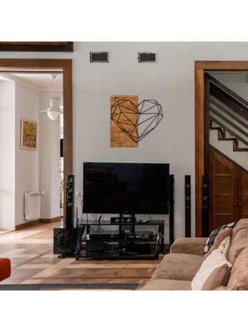 ABERTO DESIGN Dekoracja ścienna "Heart" - 58 x 58 cm