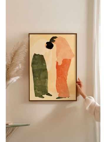 ABERTO DESIGN Gerahmter Kunstdruck - (B)33 x (H)48 cm