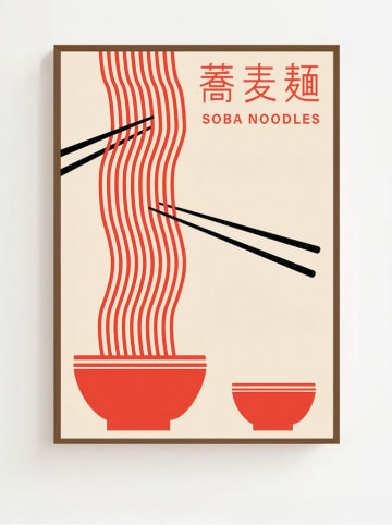 ABERTO DESIGN Ingelijste kunstdruk - (B)33 x (H)48 cm