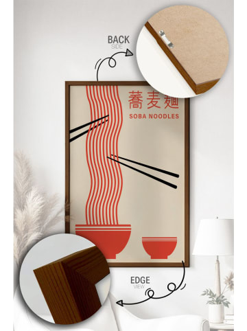 ABERTO DESIGN Gerahmter Kunstdruck - (B)33 x (H)48 cm