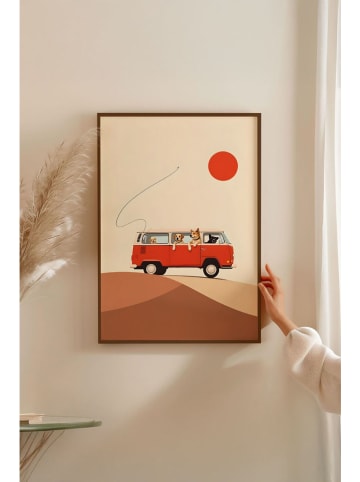 ABERTO DESIGN Druk artystyczny w ramce - 33 x 48 cm