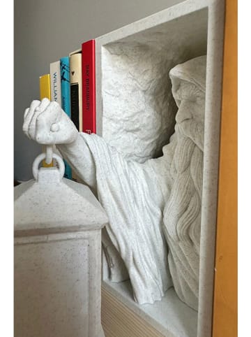 ABERTO DESIGN Podpórka LED w kolorze białym do książek - 15 x 21 cm