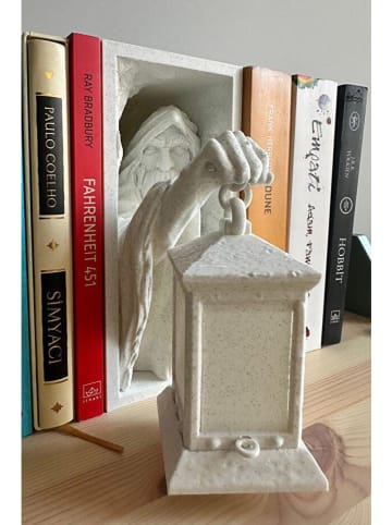 ABERTO DESIGN Ledboekensteun wit - (B)15 x (H)21 cm