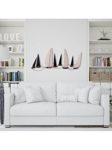 ABERTO DESIGN Dekoracja ścienna "Ocean" - 117 x 52 cm