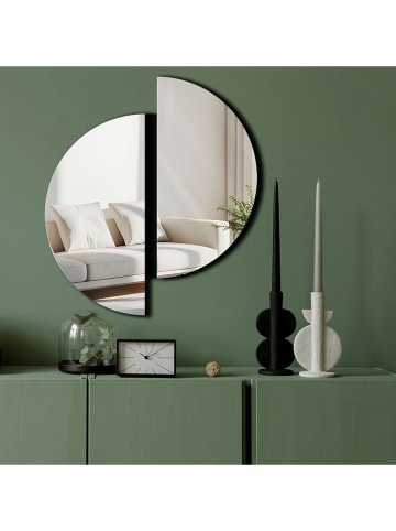 ABERTO DESIGN Lustro w kolorze srebrnym - 44 x 50 cm