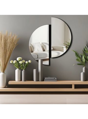 ABERTO DESIGN Lustro w kolorze srebrnym - 44 x 50 cm