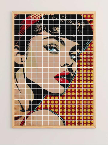 ABERTO DESIGN Druk artystyczny w ramce - 33 x 48 cm