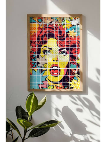 ABERTO DESIGN Ingelijste kunstdruk - (B)33 x (H)48 cm