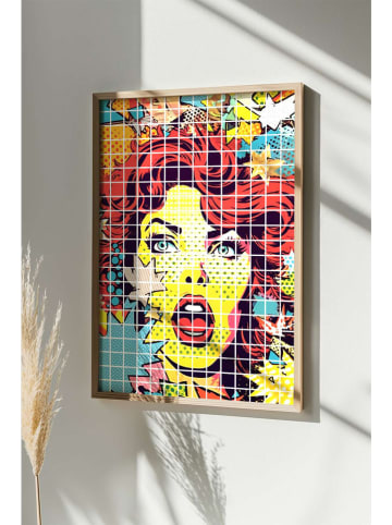 ABERTO DESIGN Druk artystyczny w ramce - 33 x 48 cm