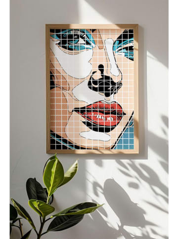 ABERTO DESIGN Druk artystyczny w ramce - 33 x 48 cm