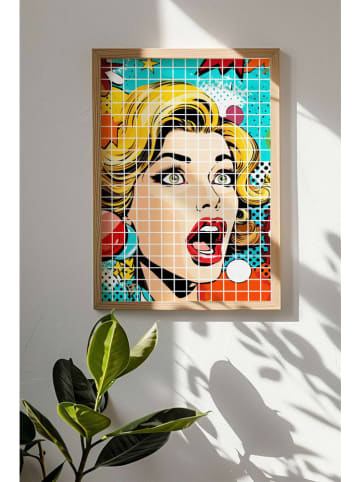 ABERTO DESIGN Druk artystyczny w ramce - 33 x 48 cm