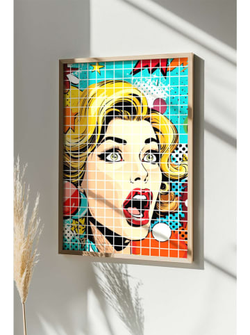 ABERTO DESIGN Druk artystyczny w ramce - 33 x 48 cm