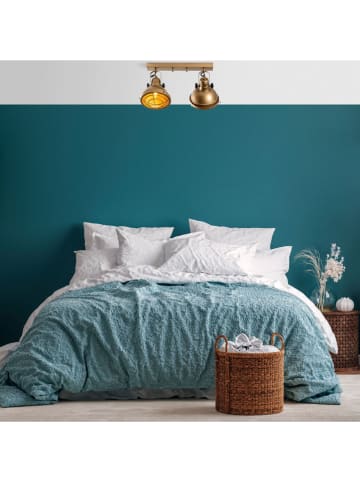 ABERTO DESIGN Lampa sufitowa "Spoly" w kolorze złotym - 43 x 28 cm