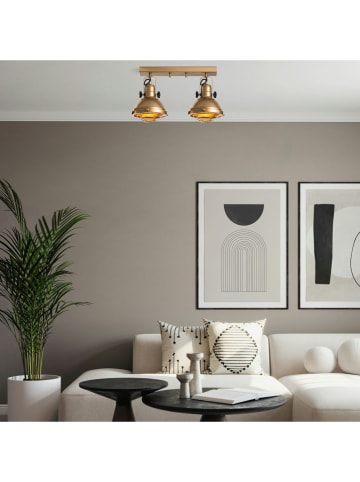 ABERTO DESIGN Lampa sufitowa "Spoly" w kolorze złotym - 43 x 28 cm