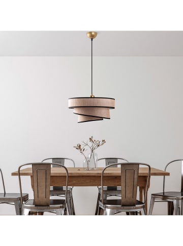 ABERTO DESIGN Hängeleuchte in Hellbraun - Ø 40 cm