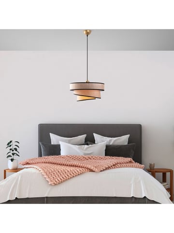 ABERTO DESIGN Hängeleuchte in Hellbraun - Ø 40 cm