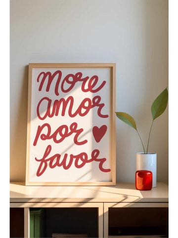 ABERTO DESIGN Ingelijste kunstdruk - (B)33 x (H)48 cm