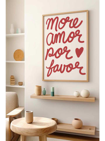 ABERTO DESIGN Gerahmter Kunstdruck - (B)33 x (H)48 cm