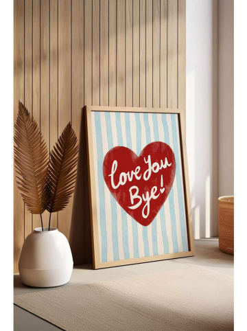 ABERTO DESIGN Gerahmter Kunstdruck - (B)33 x (H)48 cm