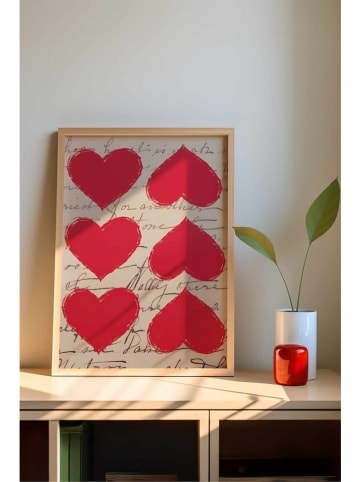 ABERTO DESIGN Gerahmter Kunstdruck - (B)33 x (H)48 cm