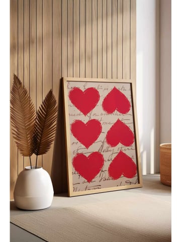 ABERTO DESIGN Ingelijste kunstdruk - (B)33 x (H)48 cm