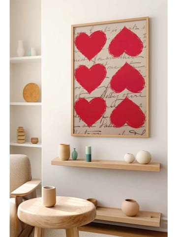 ABERTO DESIGN Gerahmter Kunstdruck - (B)33 x (H)48 cm