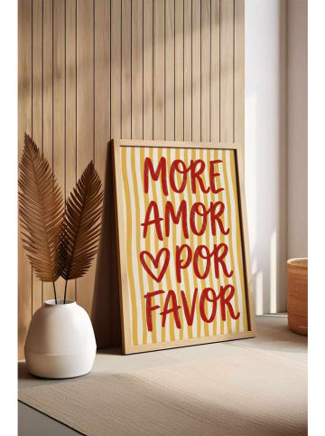 ABERTO DESIGN Druk artystyczny w ramce - 33 x 48 cm