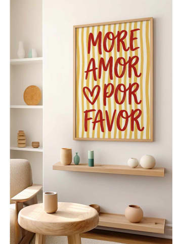 ABERTO DESIGN Druk artystyczny w ramce - 33 x 48 cm