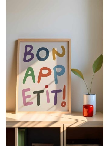 ABERTO DESIGN Gerahmter Kunstdruck - (B)33 x (H)48 cm