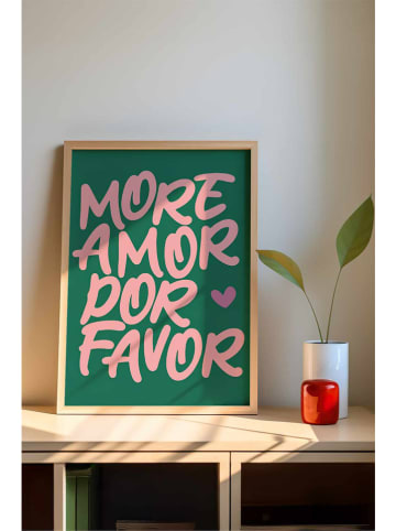 ABERTO DESIGN Druk artystyczny w ramce - 33 x 48 cm