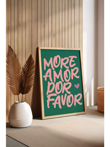 ABERTO DESIGN Gerahmter Kunstdruck - (B)33 x (H)48 cm