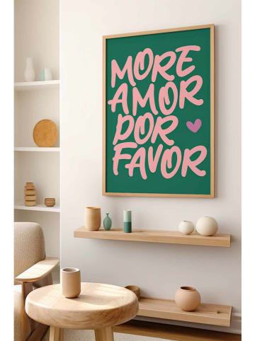 ABERTO DESIGN Ingelijste kunstdruk - (B)33 x (H)48 cm