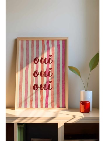 ABERTO DESIGN Druk artystyczny w ramce - 33 x 48 cm