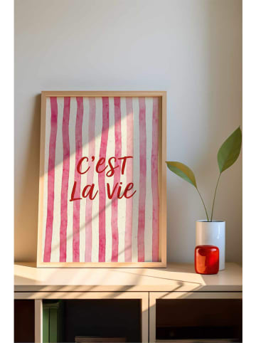 ABERTO DESIGN Ingelijste kunstdruk - (B)33 x (H)48 cm