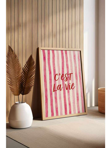 ABERTO DESIGN Druk artystyczny w ramce - 33 x 48 cm