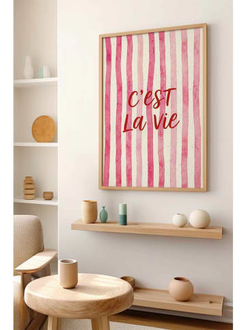 ABERTO DESIGN Gerahmter Kunstdruck - (B)33 x (H)48 cm