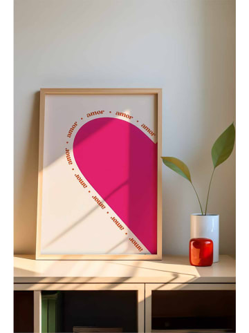 ABERTO DESIGN Druk artystyczny w ramce - 33 x 48 cm