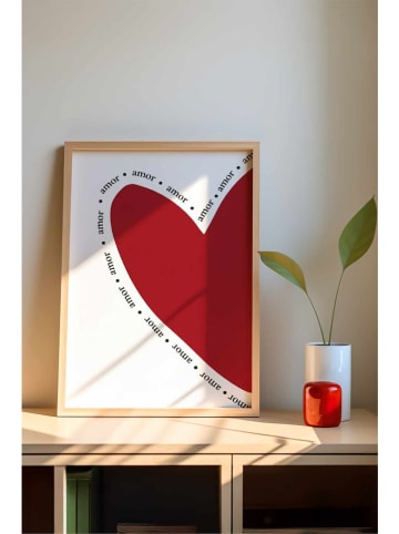 ABERTO DESIGN Druk artystyczny w ramce - 33 x 48 cm