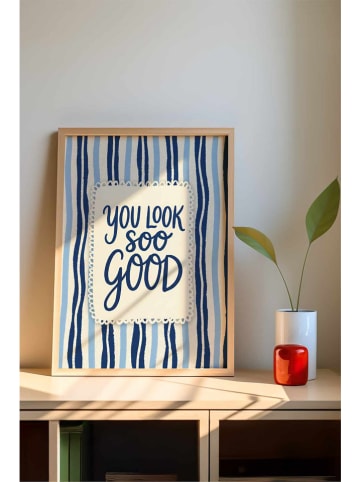 ABERTO DESIGN Gerahmter Kunstdruck - (B)33 x (H)48 cm