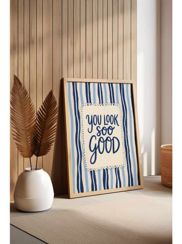 ABERTO DESIGN Druk artystyczny w ramce - 33 x 48 cm