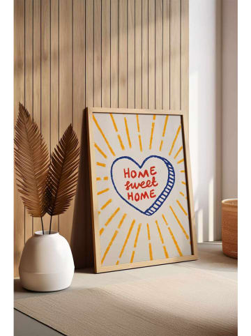 ABERTO DESIGN Ingelijste kunstdruk - (B)33 x (H)48 cm