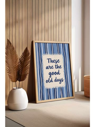 ABERTO DESIGN Gerahmter Kunstdruck - (B)33 x (H)48 cm