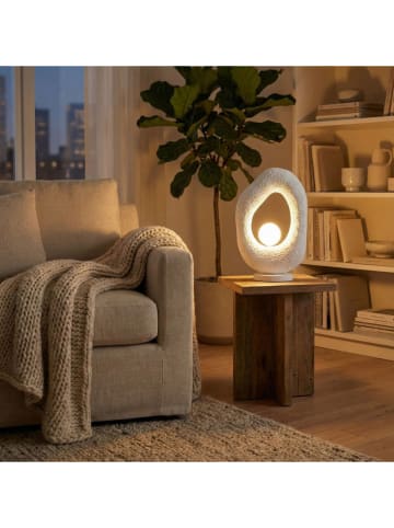 ABERTO DESIGN Lampa stołowa w kolorze białym - 30 x 50 cm