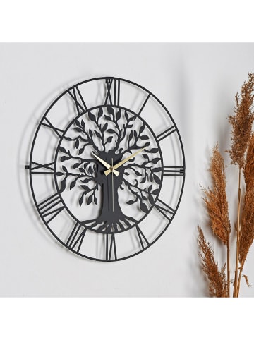 ABERTO DESIGN Wandklok "Vita" zwart - Ø 41 cm