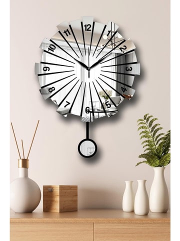 ABERTO DESIGN Zegar ścienny w kolorze czarnym - Ø 39 cm