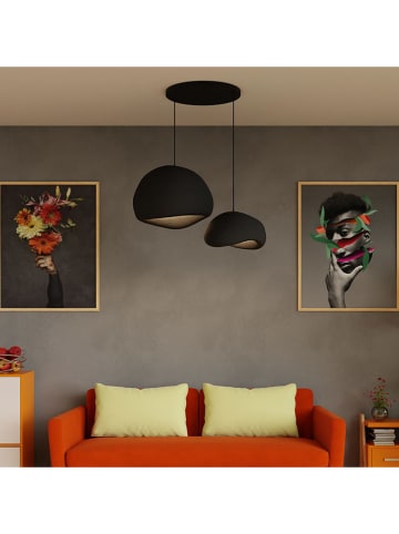 ABERTO DESIGN Hängeleuchte in Schwarz - (B)75 x (H)120 cm