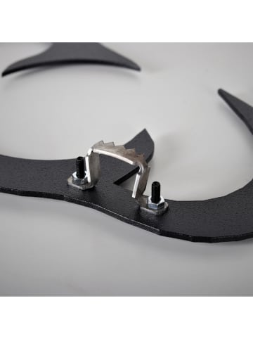 ABERTO DESIGN Wanduhr in Schwarz - Ø 70 cm