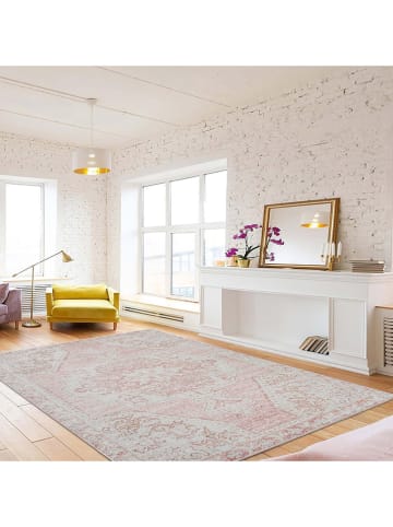 ABERTO DESIGN Kurzflor-Teppich in Creme