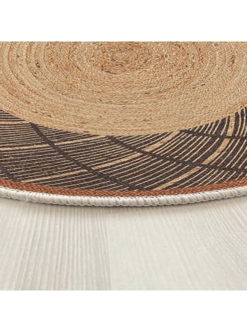 ABERTO DESIGN Laagpolig tapijt beige/antraciet